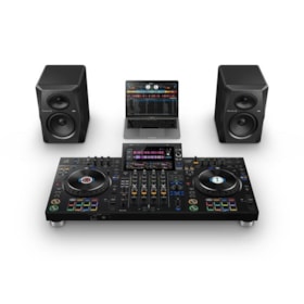 AlphaTheta XDJ-AZ Controlador Sistema DJ All-in-One Profissional 4 Canais Wi-Fi Bluetooth Otimizado - Preto