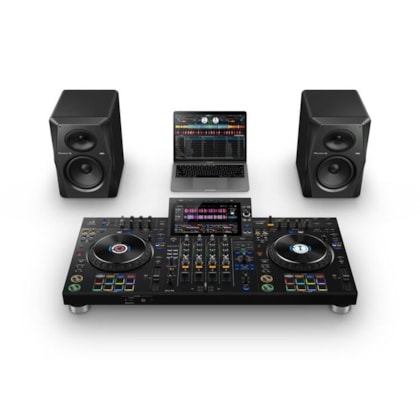 AlphaTheta XDJ-AZ Controlador Sistema DJ All-in-One Profissional 4 Canais Wi-Fi Bluetooth Otimizado - Preto