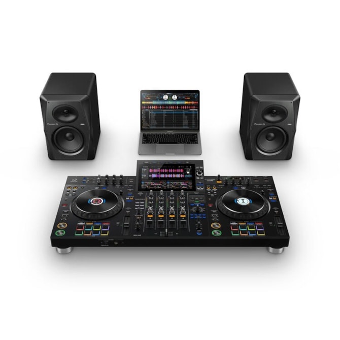 AlphaTheta XDJ-AZ Controlador Sistema DJ All-in-One Profissional 4 Canais Wi-Fi Bluetooth Otimizado - Preto-06caea1a-b619-4c9d-a4ea-612c8039445e