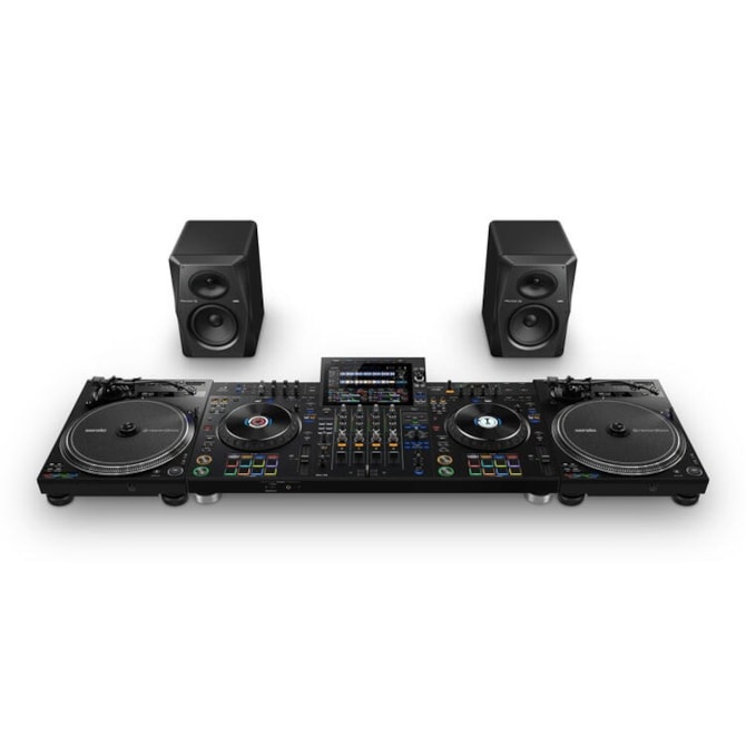 AlphaTheta XDJ-AZ Controlador Sistema DJ All-in-One Profissional 4 Canais Wi-Fi Bluetooth Otimizado - Preto-a4ef2020-f63e-44cf-868e-f0bf7daad958