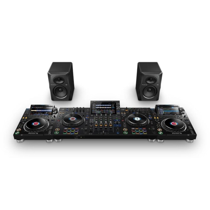 AlphaTheta XDJ-AZ Controlador Sistema DJ All-in-One Profissional 4 Canais Wi-Fi Bluetooth Otimizado - Preto-f18bb780-eaa6-49b2-8399-191c1618c17c