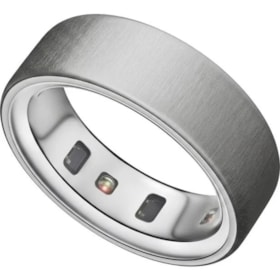 Anel Inteligente Smart Oura Ring 4 Bluetooth Tamanho 11 - Prata Escovado