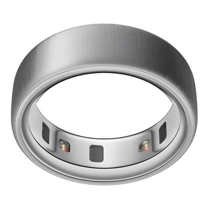 Anel Inteligente Smart Oura Ring 4 Bluetooth Tamanho 9 - Prata-4d6b14d9-4cfa-4c8a-b786-cbfa28940a3b