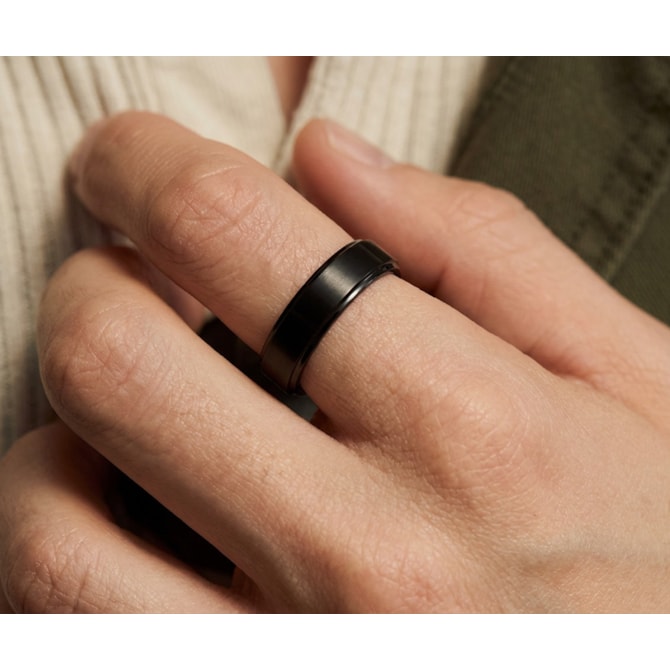 Anel Inteligente Smart Oura Ring 5 Bluetooth Tamanho 6- Preto-7e63bb8e-e701-41b2-a637-88292baabb0a