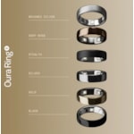 Anel Inteligente Smart Oura Ring 5 Bluetooth Tamanho 6- Preto-958ffe27-0d81-413c-80b5-bc2d6379b562