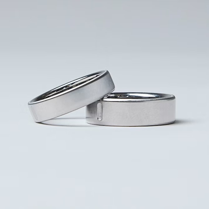Anel Inteligente Smart Oura Ring 5 Bluetooth Tamanho 7 - Prata-2d7c85e3-1298-42bf-8118-093715671313