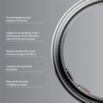 Anel Inteligente Smart Oura Ring 5 Bluetooth Tamanho 7 - Prata-b29c7a6c-10ef-4008-9dc0-9b1c3168d0e7