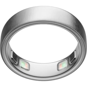 Anel Inteligente Smart Oura Ring 5 Bluetooth Tamanho 8 - Brushed Silver