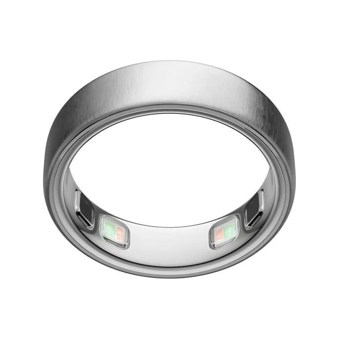 Anel Inteligente Smart Oura Ring 5 Bluetooth Tamanho 8 - Brushed Silver-d906e6ec-2864-4b1a-8221-220a51fd2873