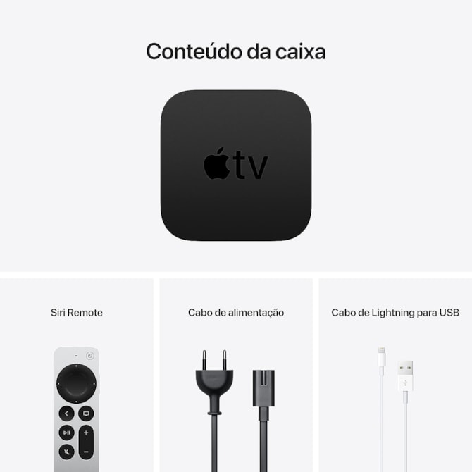 Apple TV 3RD Generation A2843 MN893LZ 2022 4K Ultra HD de 128GB com Wi-Fi/Bluetooth - Preto-799bb75a-aaca-447e-b485-422fe48892cb