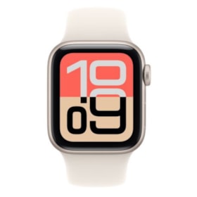 Apple Watch SE 3rd geração GPS 44mm - Estelar - Pulseira Esportiva