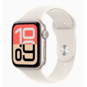 Apple Watch SE 3rd geração GPS 44mm - Estelar - Pulseira Esportiva