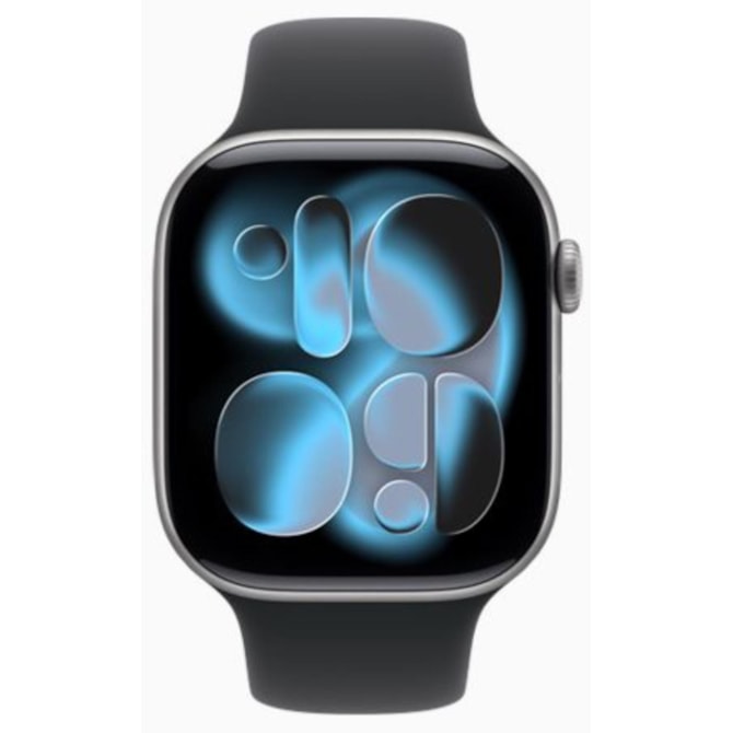 Apple Watch Series 11 42mm GPS - Cinza espacial Alumínio - Pulseira Esportiva-c5902df0-2fb5-49dc-9f5f-da6aa90abc1c