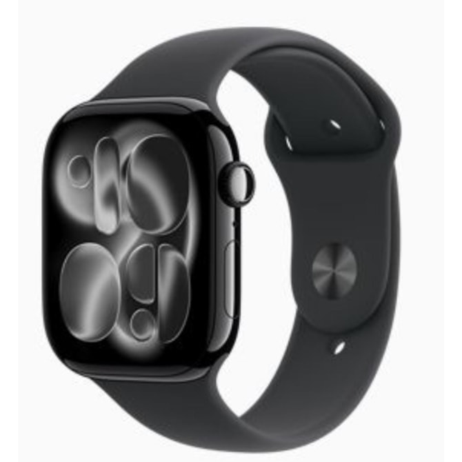 Apple Watch Series 11 42mm GPS - Preto Brilhante Alumínio - Pulseira Esportiva-7296cc52-c439-4e14-ba1c-5dfa3ff2b5df