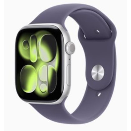 Apple Watch Series 11 46mm GPS - Prateado Alumínio - Pulseira Esportiva