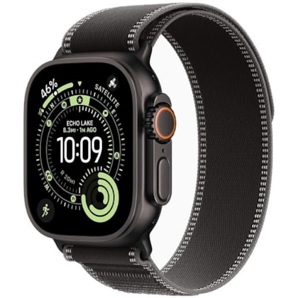Apple Watch Ultra 3 49 mm GPS + Celular - Black Titanium Charcoal Trail Loop