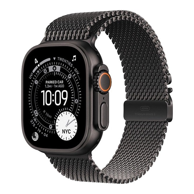 Apple Watch Ultra 3 49 mm GPS + Celular - Black Titanium Milanese Loop-478cf73c-0a50-49ac-8042-b3416ef7bb05
