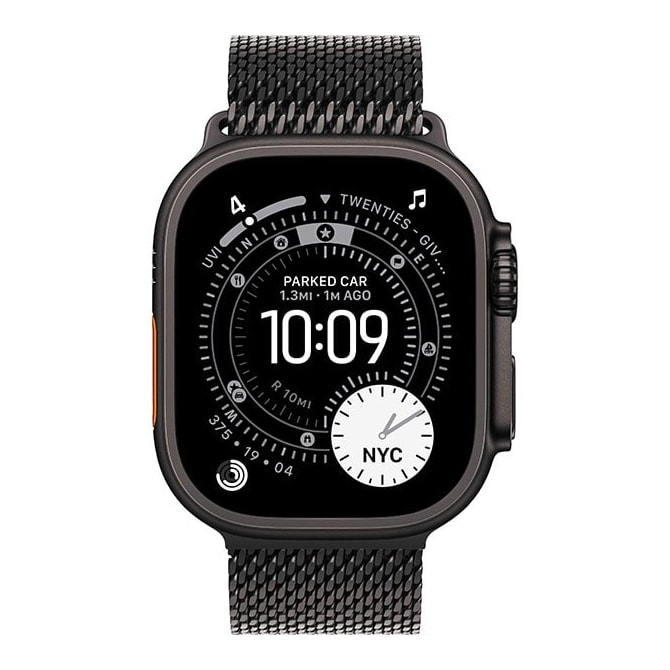 Apple Watch Ultra 3 49 mm GPS + Celular - Black Titanium Milanese Loop-22e87b66-6305-4150-a36f-a931f1f459aa