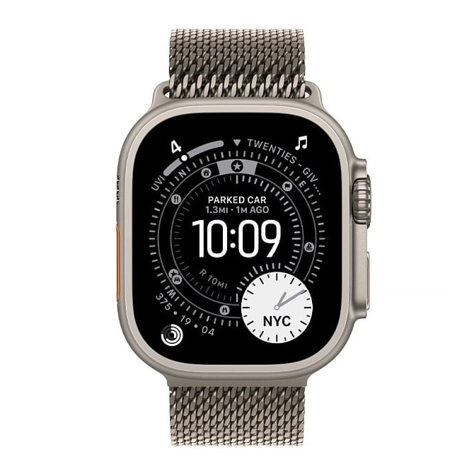 Apple Watch Ultra 3 49mm GPS + Celular - Natural Titanium Milanese Loop-35967bc5-fa25-4348-b244-617ed8c4b507