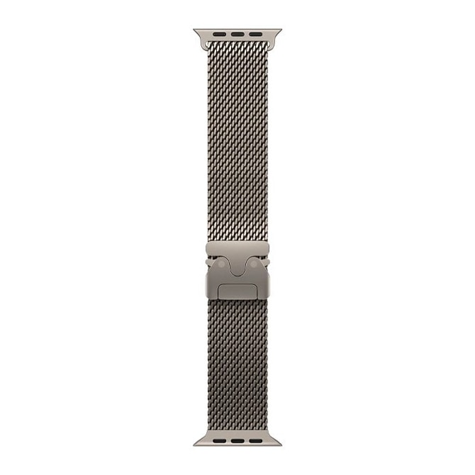 Apple Watch Ultra 3 49mm GPS + Celular - Natural Titanium Milanese Loop-896cc50f-00be-4686-91f1-fe5ad508f639