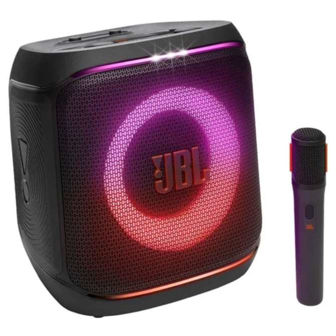 Caixa de Som JBL Partybox Encore 2 100W RMS com 1 Microfone Sem Fio - Preta-1e885a7c-614e-40fe-a0c9-a114e3c2b018