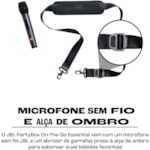 Caixa de Som JBL Partybox On The Go Essential com Microfone Sem Fio - Preta-324daa95-1d01-4901-9b60-20700c4c4264