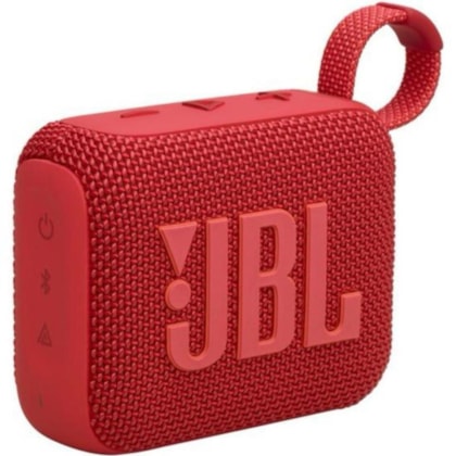 Caixa de som portátil Bluetooth JBL Go 4 Vermelha Original