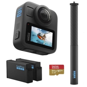 Câmera de Ação 360° GoPro MAX2 8K Bundle - Preto