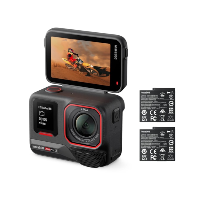 Câmera Filmadora Insta360 Ace Pro 2 8K - De ação à prova d'água - Preta-0f19e320-744b-49a4-a125-118b0ea59688