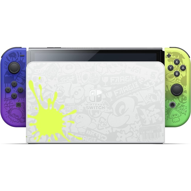 Console Nintendo Switch OLED 64GB Splatoon 3 Special Edition [ Edição Especial ]-7a515b25-396b-4977-8397-0b64bb7d2284