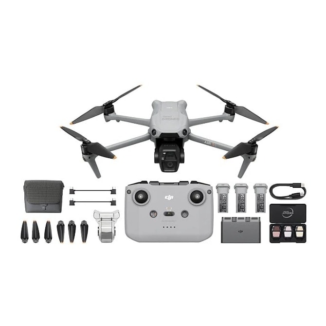 Dji Drone Air 3S FLY More Combo RC-N3 4K Uhd - Branco-38b3081e-a7ea-4be4-b268-ca4da6d76196