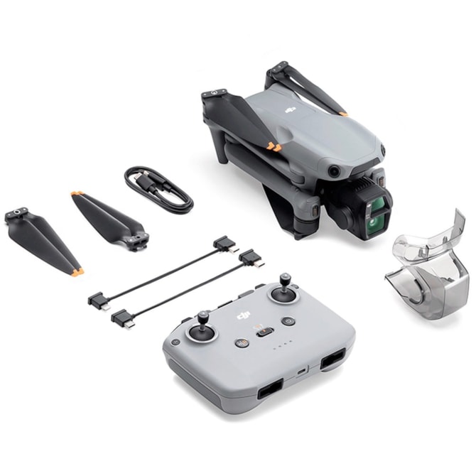 Drone DJI Air 3S (DJI RC-N3) - Wi-Fi/Bluetooth - Cinza-5a74b422-231e-4fe7-8a65-ad86688a3440
