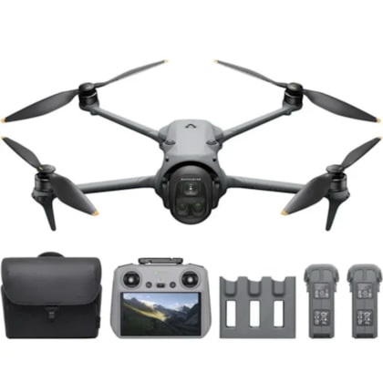 Drone Dji Mavic 4 Pro FLY More Combo (Dji RC 2) - 4K - com Controle - GPS - Cinza