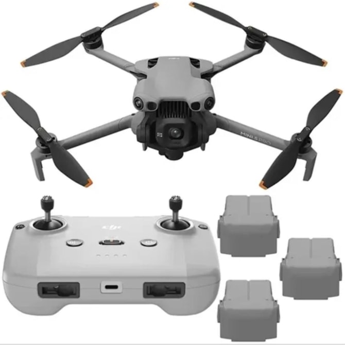 Drone Dji Mini 5 Pro FLY More Combo (Dji RC-N3) 4K com GPS - Cinza Claro-315cc325-4ee2-4e81-85a6-bfe81c5fc594
