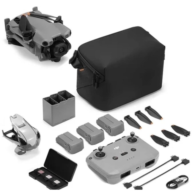 Drone Dji Mini 5 Pro FLY More Combo (Dji RC-N3) 4K com GPS - Cinza Claro-41a00ee1-b83e-4906-b0b4-46d97ecd3378