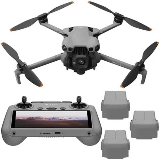 Drone Dji Mini 5 Pro FLY More Combo (Dji RC2) 4K com GPS - Cinza Claro-3f656a6e-916e-4ddb-bab2-fe0d14bf3913
