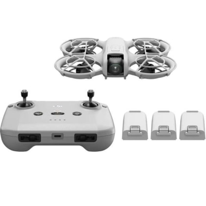 Drone Dji Neo FLY More Combo 4K - Wi-Fi/Bluetooth - com Controle - Cinza