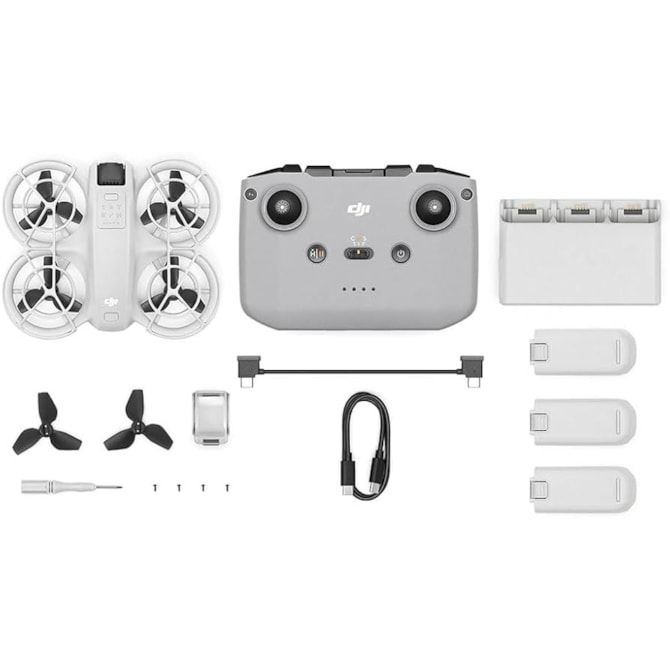 Drone Dji Neo FLY More Combo 4K - Wi-Fi/Bluetooth - com Controle - Cinza-50e16877-2943-4290-94aa-53bd326ab64c