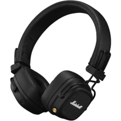 Fone de Ouvido Bluetooth Marshall Major V On-Ear - Preto