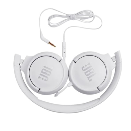 Fone de Ouvido JBL Tune 500 com Fio - Branco