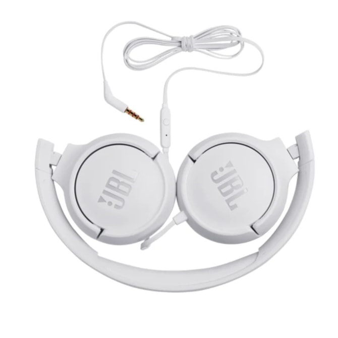 Fone de Ouvido JBL Tune 500 com Fio - Branco-a4852121-f390-4afc-bb8a-a1e3c28a1b36