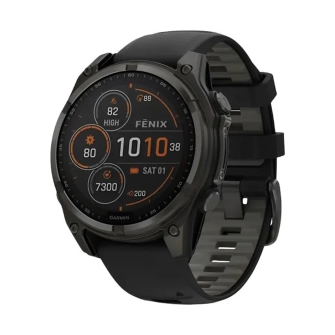 Garmin Smartwatch Fenix 8 Solar Sapphire 51mm Titânio 010-02907-10 - Cinza Carbono ( Outlet )-4bcba9bd-dcf5-4333-9cd6-4e5873936c6c
