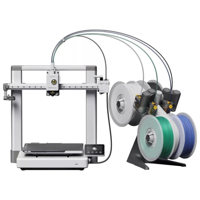Impressora 3D Bambu Lab A1 Combo AMS Lite Multi Color - Branco-1dd882ed-ef11-4842-8bfa-f588aad413d7