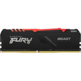 Memória RAM Kingston Fury Beast RGB 32GB 3200MHz DDR4 CL16 KF432C16BB2A/32
