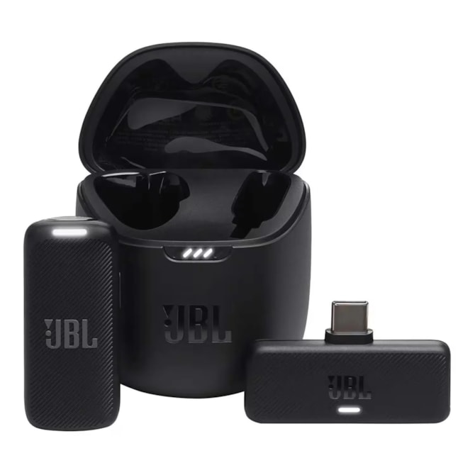 Microfone de Lapela JBL Quantum Stream Wireless USB-C - Preto-0ddc6d6a-ce6e-4b0c-89ca-8f5f9d970b44