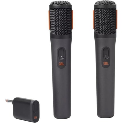 Microfone JBL PARTYBOX WIRELESS MIC com 2 Microfones
