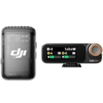 Microfone Sem Fio Dji Mic 2 (1 TX+1RX) - USB-C/Lightning - Bluetooth - Preto-fada4ed6-059a-4a20-9c66-2d498302bcdb