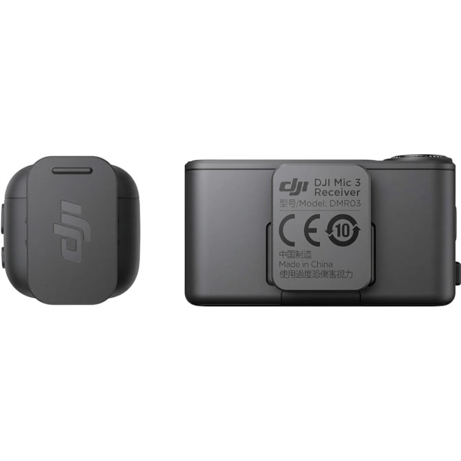 Microfone Sem Fio Dji Mic 3 (1 TX + 1 RX) - USB-C - Bluetooth - Preto-bbcdec47-e929-4db7-b416-beec2103a682