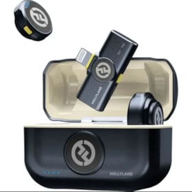Microfone Sem Fio Hollyland Lark M2 Duo Lightning - Shine Charcoal