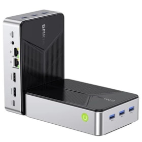 Mini PC GMKtec NucBox G9 Intel N150 12GB RAM 512GB SSD eMMC 64GB HD 4K - Cinza Escuro
